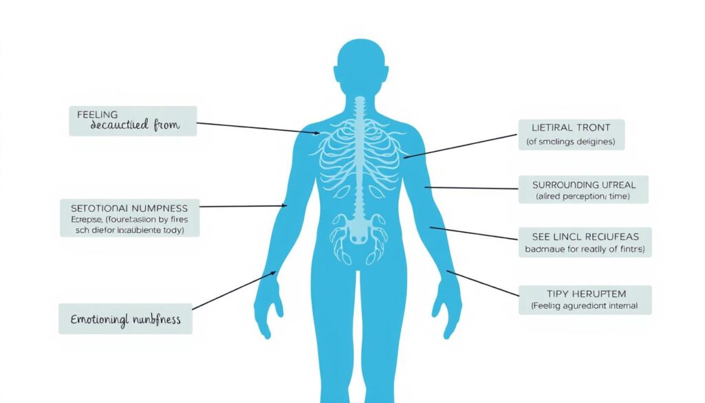 Diagram objawów derealizacji i depersonalizacji Diagram objawów derealizacji i depersonalizacji