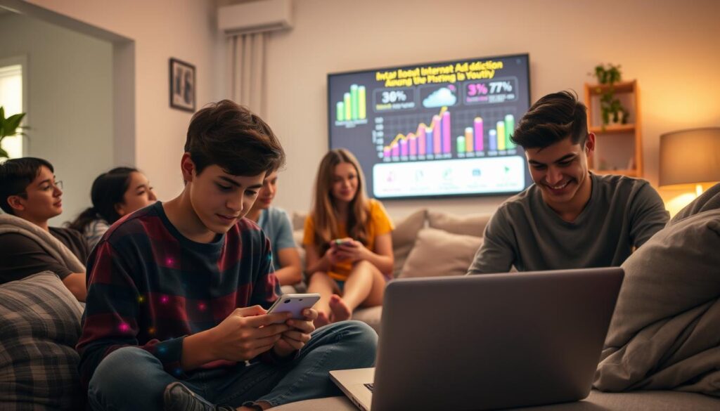 skala problemu nastolatków internetu